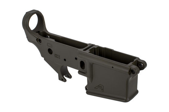 Aero Precision gen 2 ar 15 lower receiver is stripped for your favorite components with a tough olive drab green finish